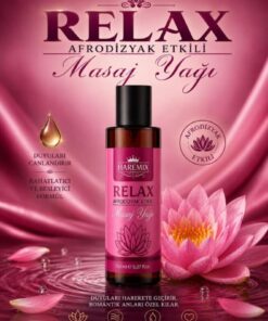 Haremix Relax Afrodi.zyak Etkili Masaj Yağı, Gizli Paketli 150 ml
