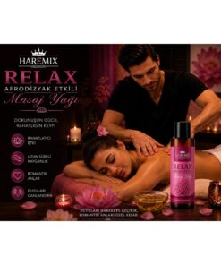 Haremix Relax Afrodi.zyak Etkili Masaj Yağı, Gizli Paketli 150 ml - Görsel 3