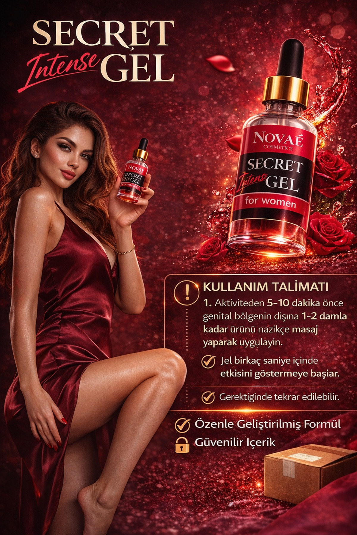 Premium Kalite Uy.arici az.dırı.cı Ze.vk Arttırıcı Kadın jel 10 ml - Görsel 3