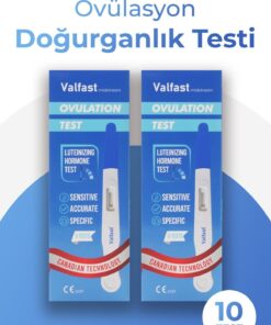 Valfast Ovulasyon Doğurganlık (Yumurtlama) Testi 2 Kutu 10 Adet Kalem Test