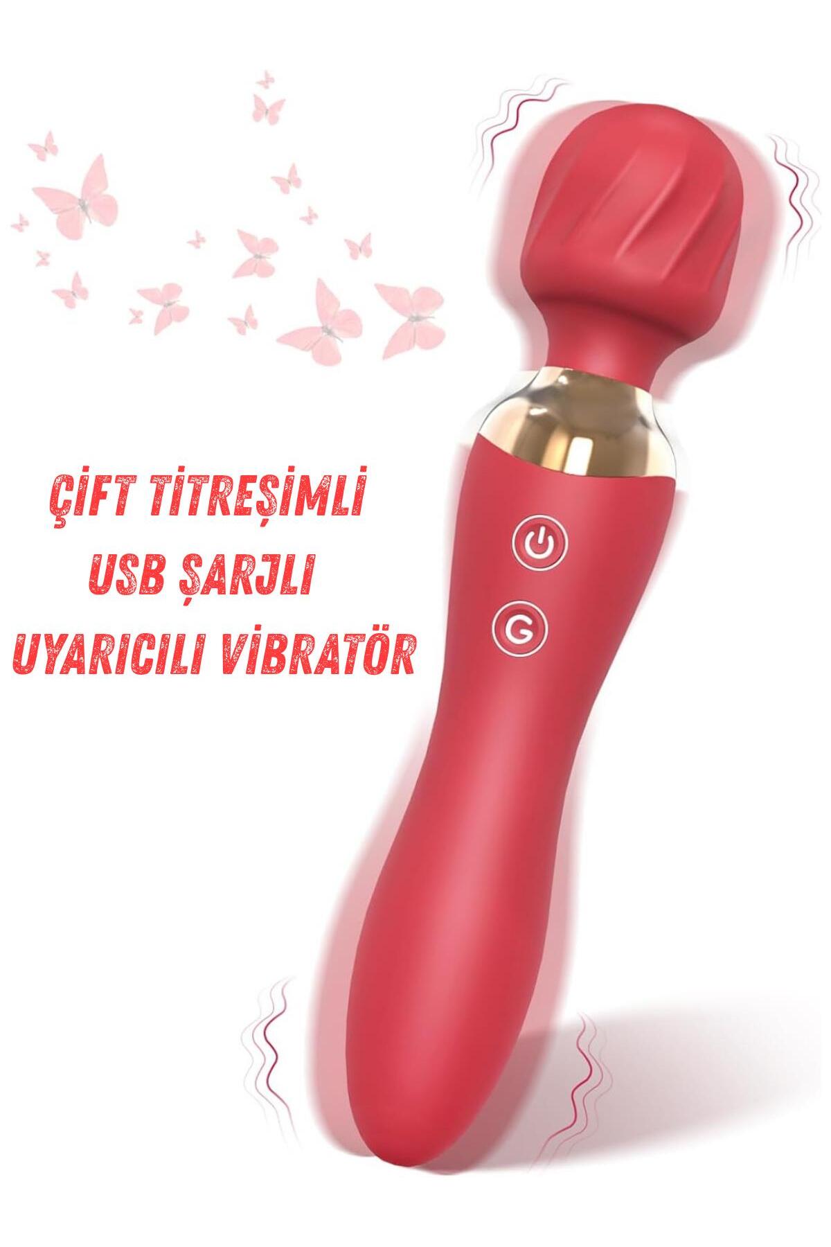 Lolita Shop Çift Motorlu Hem Dildo Hem Masaj 12 Farklı Güçlü Titreşimli Soft Silikon Klitoris G Noktası Vibratör