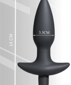 Lolita Shop Özel Soft Silikon Dokuda Anal Ve Vajinal Güçlü Titreşimli Anal Vibratör Genişletici Açıcı Plug - Görsel 3
