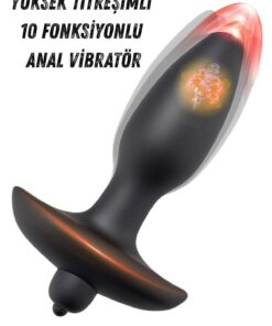 Lolita Shop Özel Soft Silikon Dokuda Anal Ve Vajinal Güçlü Titreşimli Anal Vibratör Genişletici Açıcı Plug