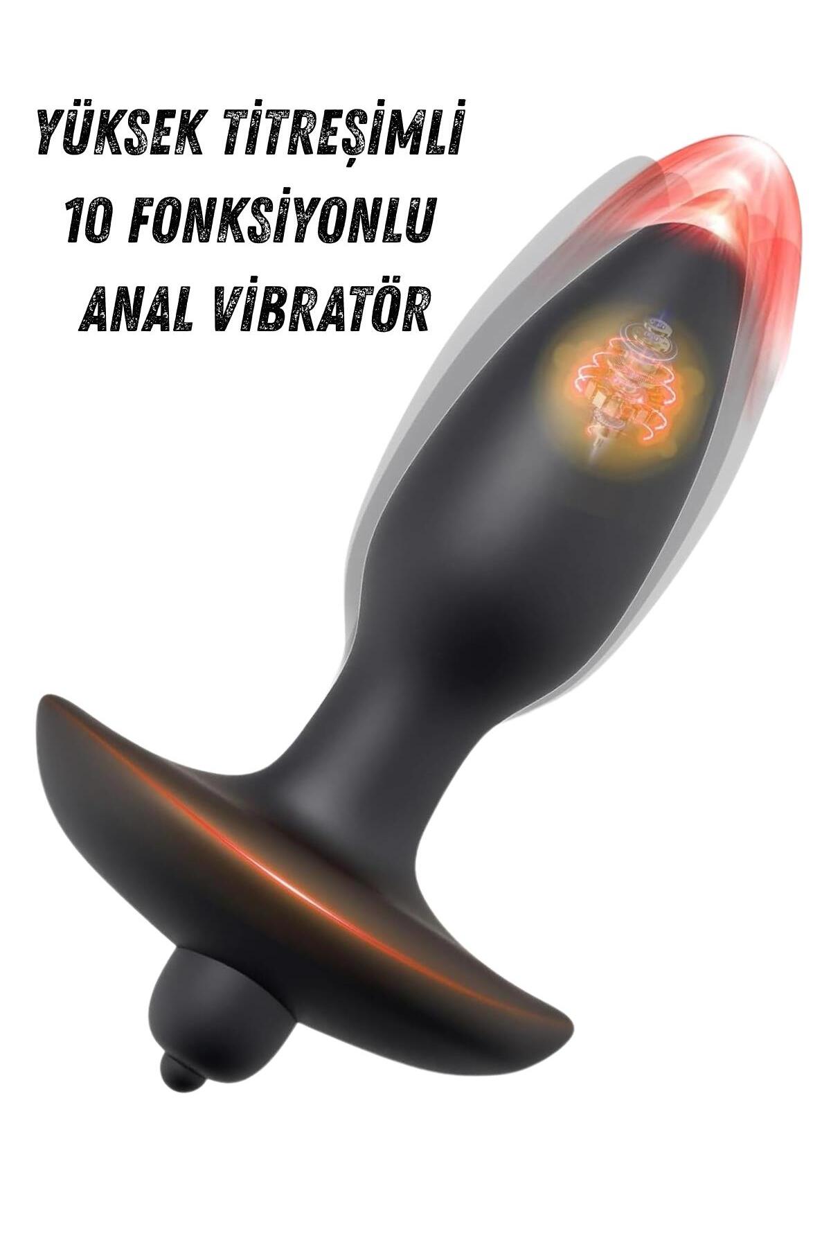Lolita Shop Özel Soft Silikon Dokuda Anal Ve Vajinal Güçlü Titreşimli Anal Vibratör Genişletici Açıcı Plug