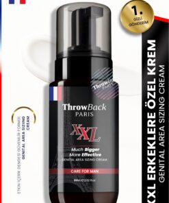ThrowBack Parıs XXL - Erkeklere Özel Premium Bakım Kremi - Dolgun Görünüm