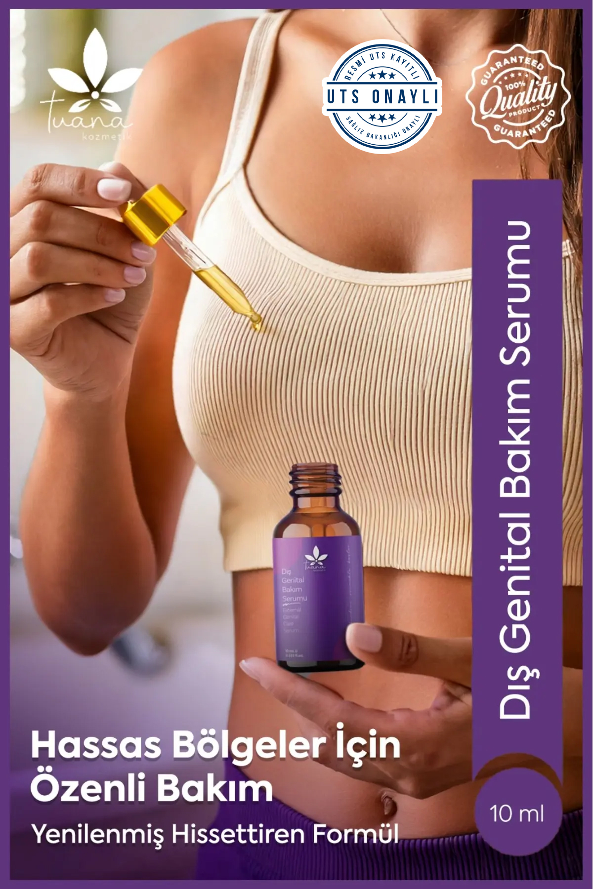 Tuana Kozmetik Dış Genital Bölge Sıkılaştırıcı Bakım Serumu – 10 ml