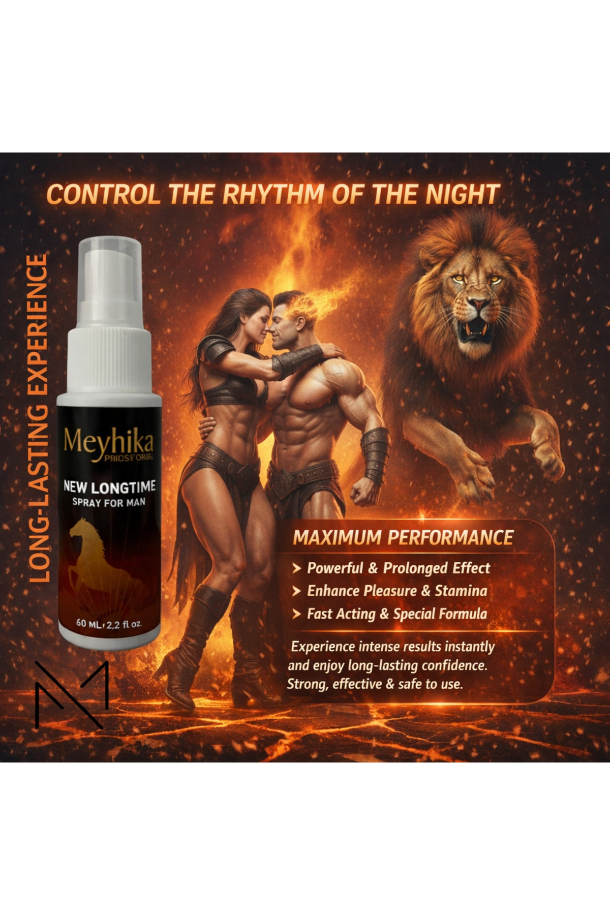 meyhika Erkek Long Time Uzun Deneyim Sprey 60 ml - Görsel 3