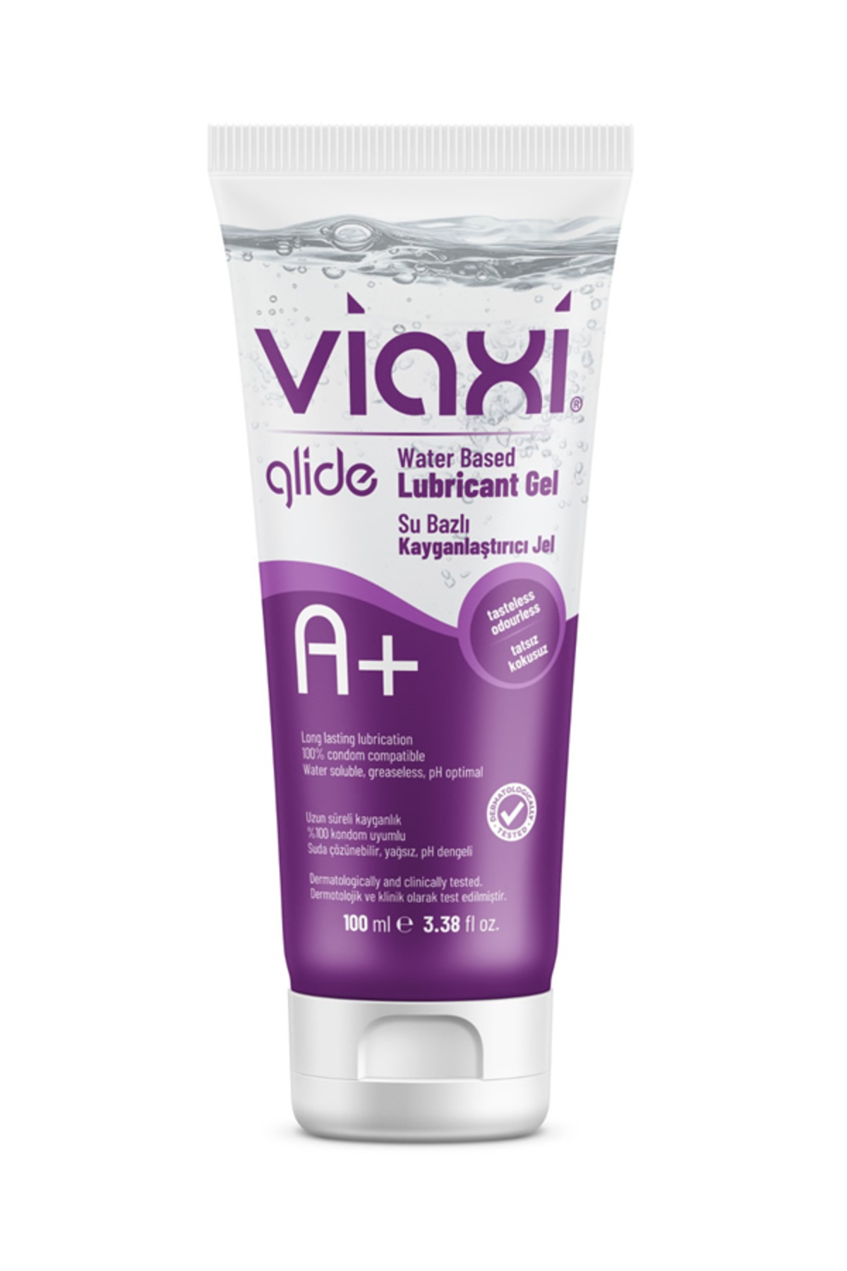 Viaxi Su Bazlı , Renksiz Ve Kokusuz Kayganlaştırıcı Anal Jel 100 ml