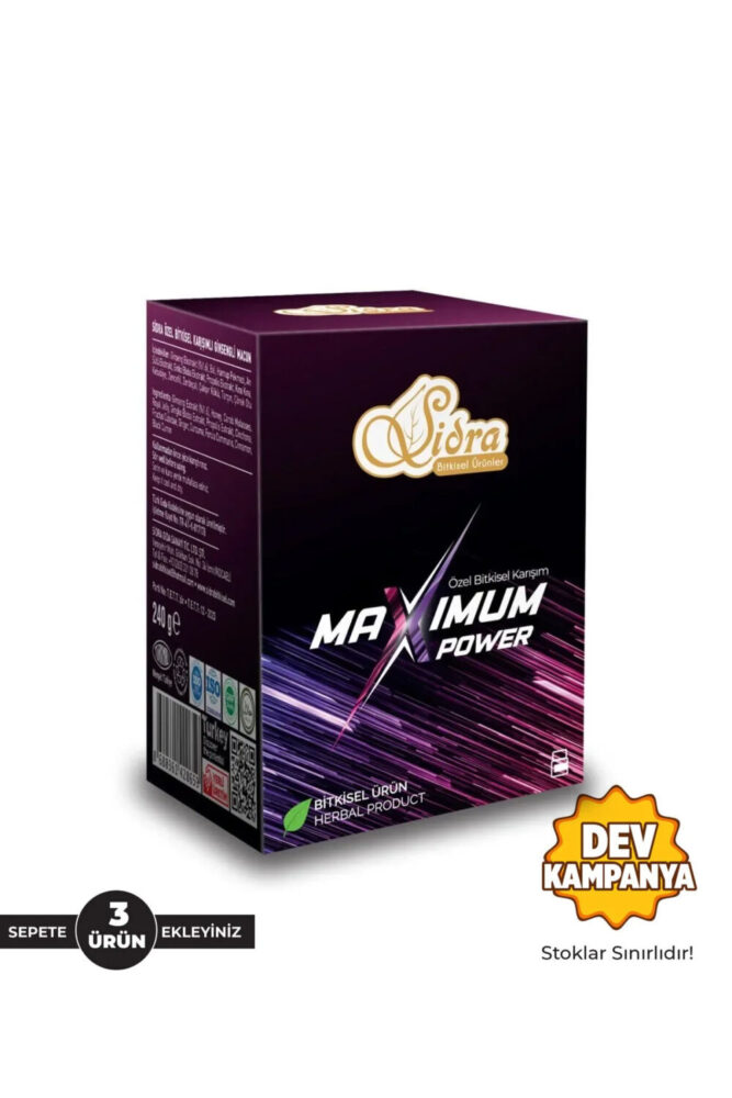 Sidra Maximum Power Ballı Bitki 240 gr Tek Kullanım Macun - Görsel 2