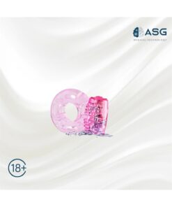 ASGMED Titreşimli Penis Halkası Pembe Özellikli Penis Yüzüğü - Görsel 3