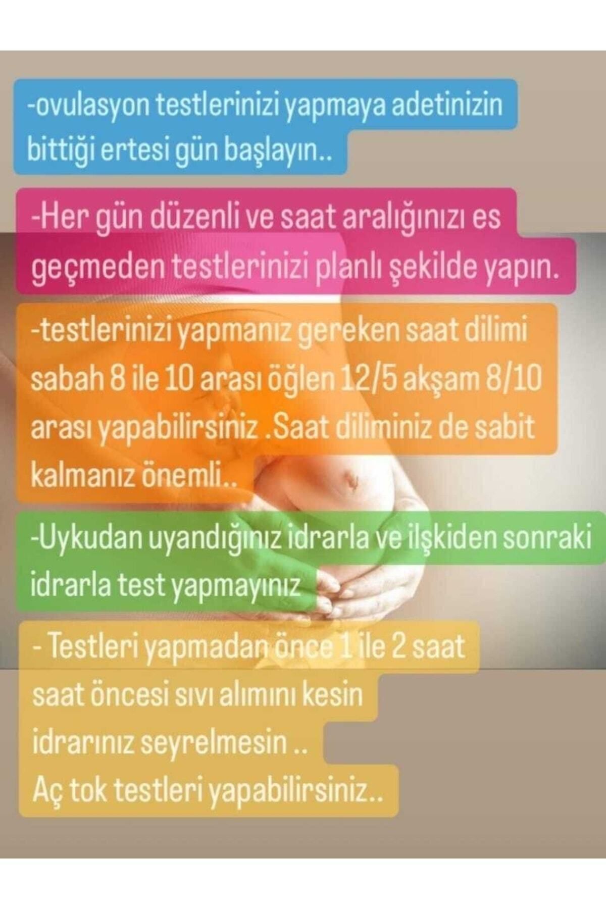 İnnovita 20 Adet Ovulasyon Testi 2 Adet Strip Erken Gebelik Testi - Görsel 3