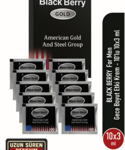 black berry Erkekler Için Gece Boyu Etkili Krem - 10x3ml