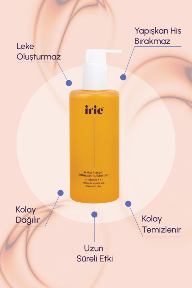 irie Kayganlaştırıcı Etkili İntim Nemlendirici 300mL - Su Bazlı Kokusuz Aromasız - Görsel 2