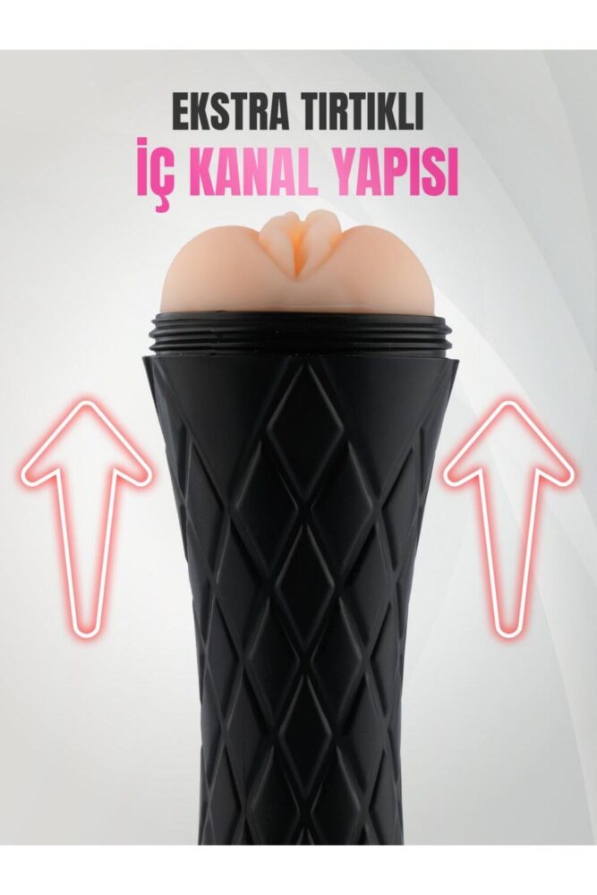 Lolita Shop Passion Cup Secret İçi Tırtıklı Gerçekçi Et Dokusu Süper Kalite Tam Realistik Fener Tipi Suni Vajina - Görsel 2