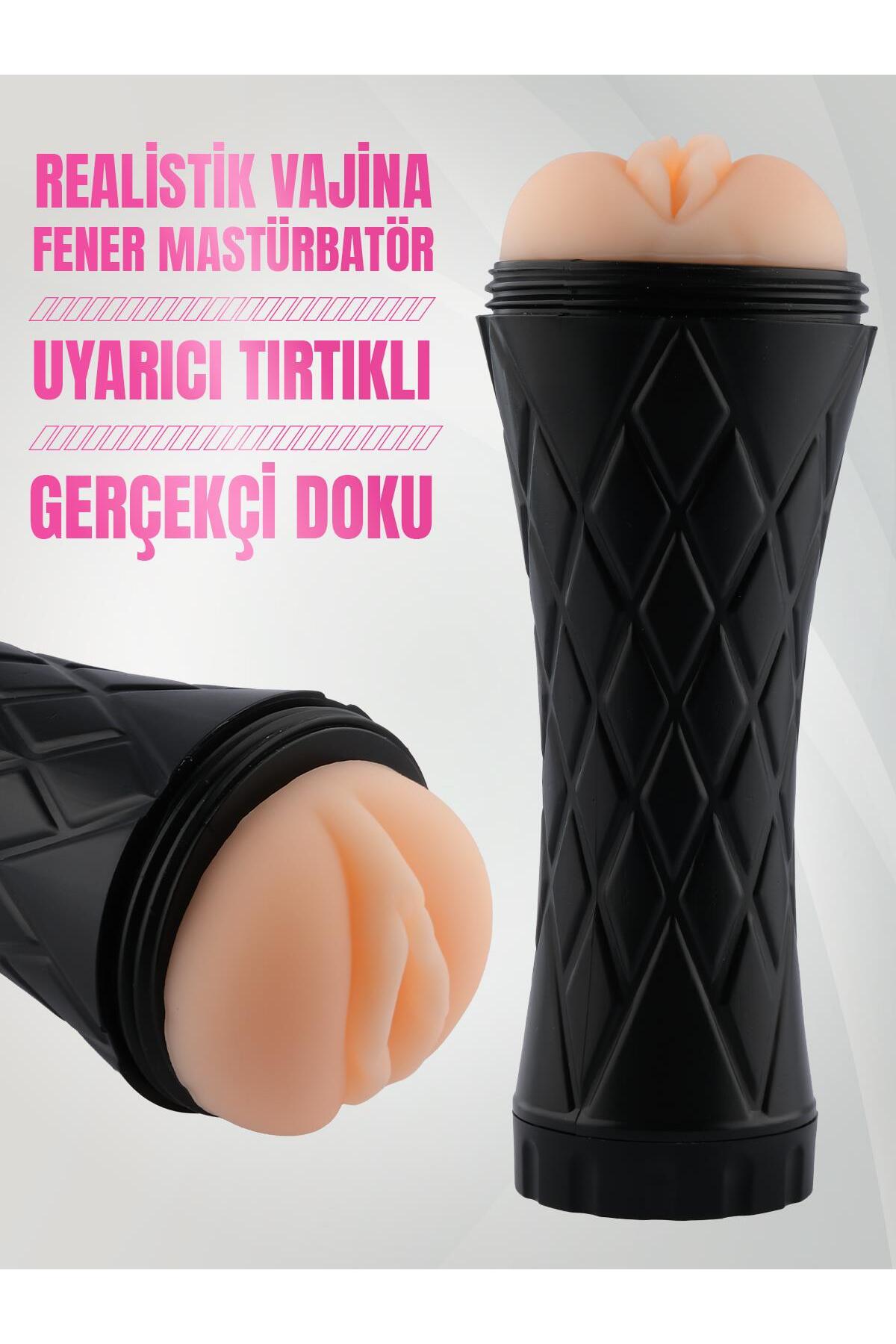 Lolita Shop Passion Cup Secret İçi Tırtıklı Gerçekçi Et Dokusu Süper Kalite Tam Realistik Fener Tipi Suni Vajina