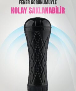 Lolita Shop Passion Cup Secret İçi Tırtıklı Gerçekçi Et Dokusu Süper Kalite Tam Realistik Fener Tipi Suni Vajina - Görsel 3