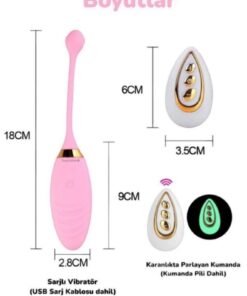 SEXYLASHES 10 Farklı Güçlü Titreşim Uzaktan Kumandalı Şarjlı Orgazm Vibratör Gizli Paket - Görsel 3
