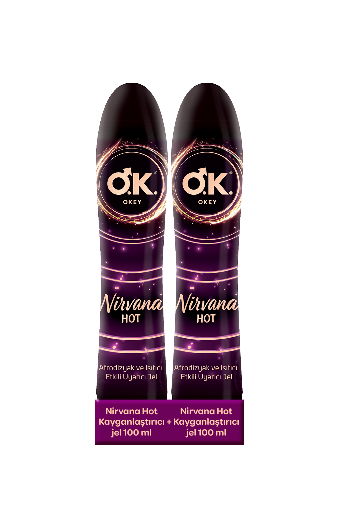 Okey Nirvana Hot Uyarıcı Jel 2'li Set 200 ml
