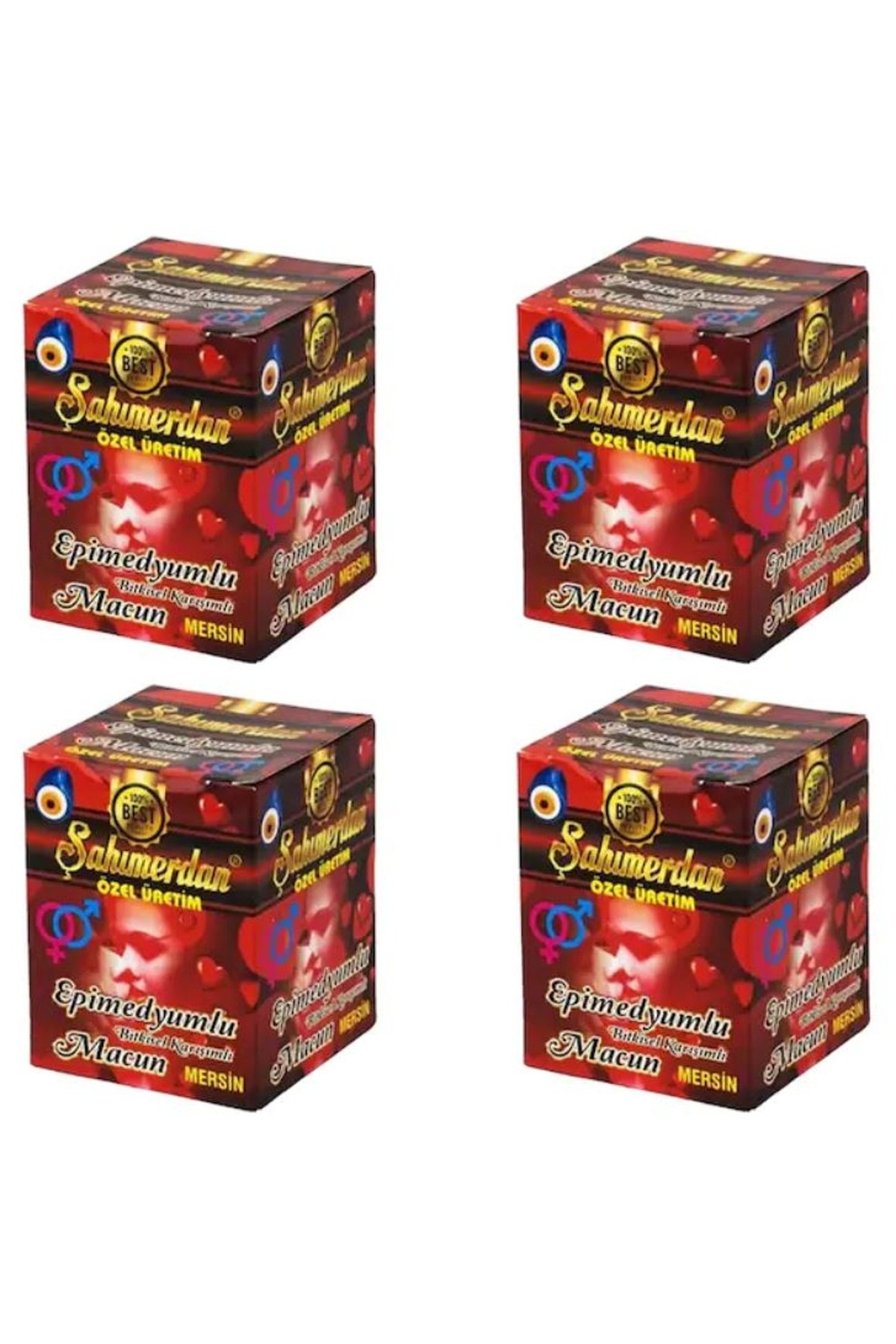 Şahımerdan Şahmerdan - Ballı Bitkisel Macun Özel Üretim 240 Gr. X 4 Adet