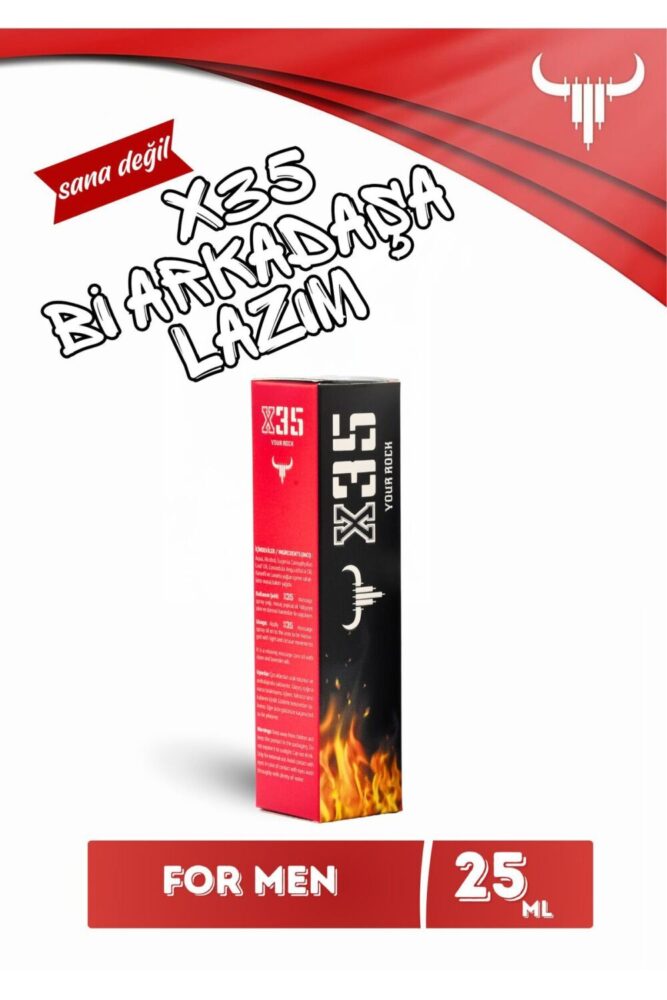 X35 YOUR ROCK Erkek Uzun Deneyim Masaj Sprey - Long Time Massage Sprey Formen 25 Ml- Bi Arkadaşa Lazım - Görsel 2