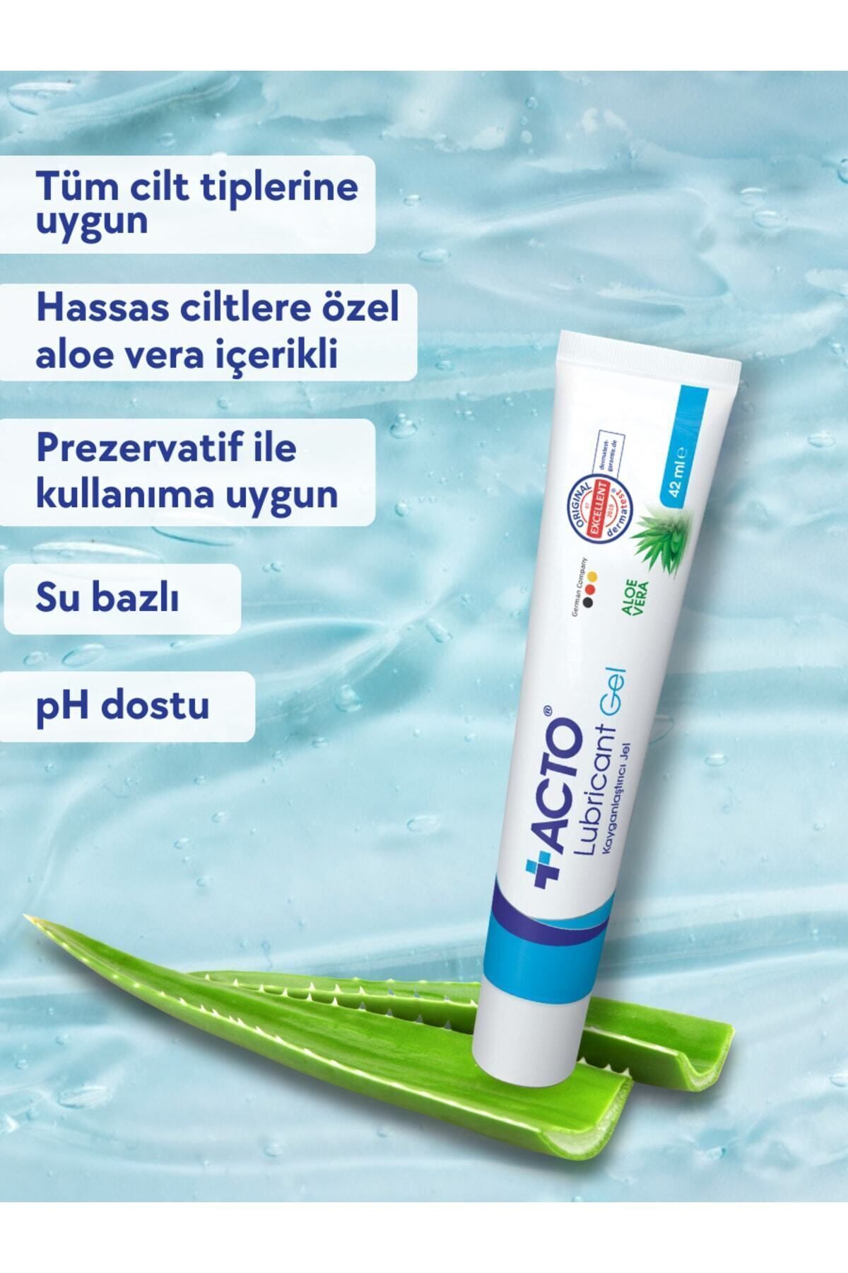 Acto Lubrıcant Gel 42 ml Kayganlaştırıcı Jel. - Görsel 3