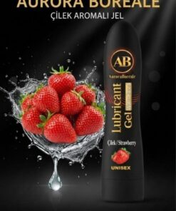 Alternative view of AuroraBoreale Premium Çilek Aromalı Büyük Boy Kayganlaştırıcı Jel Lubricant Gel
