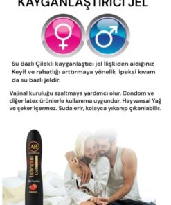 AuroraBoreale Premium Çilek Aromalı Büyük Boy Kayganlaştırıcı Jel Lubricant Gel - Görsel 3