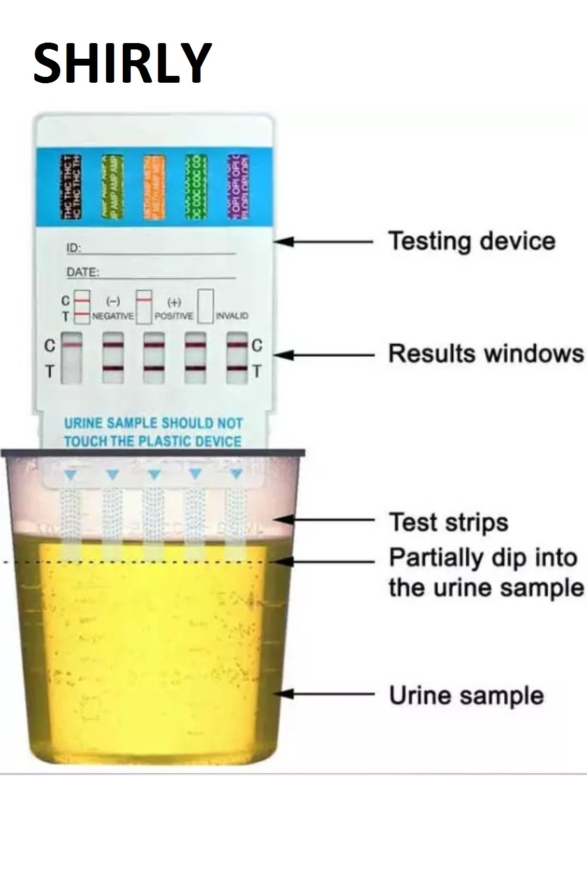 SHIRLY Drug Test 12 Parametre Madde Testi