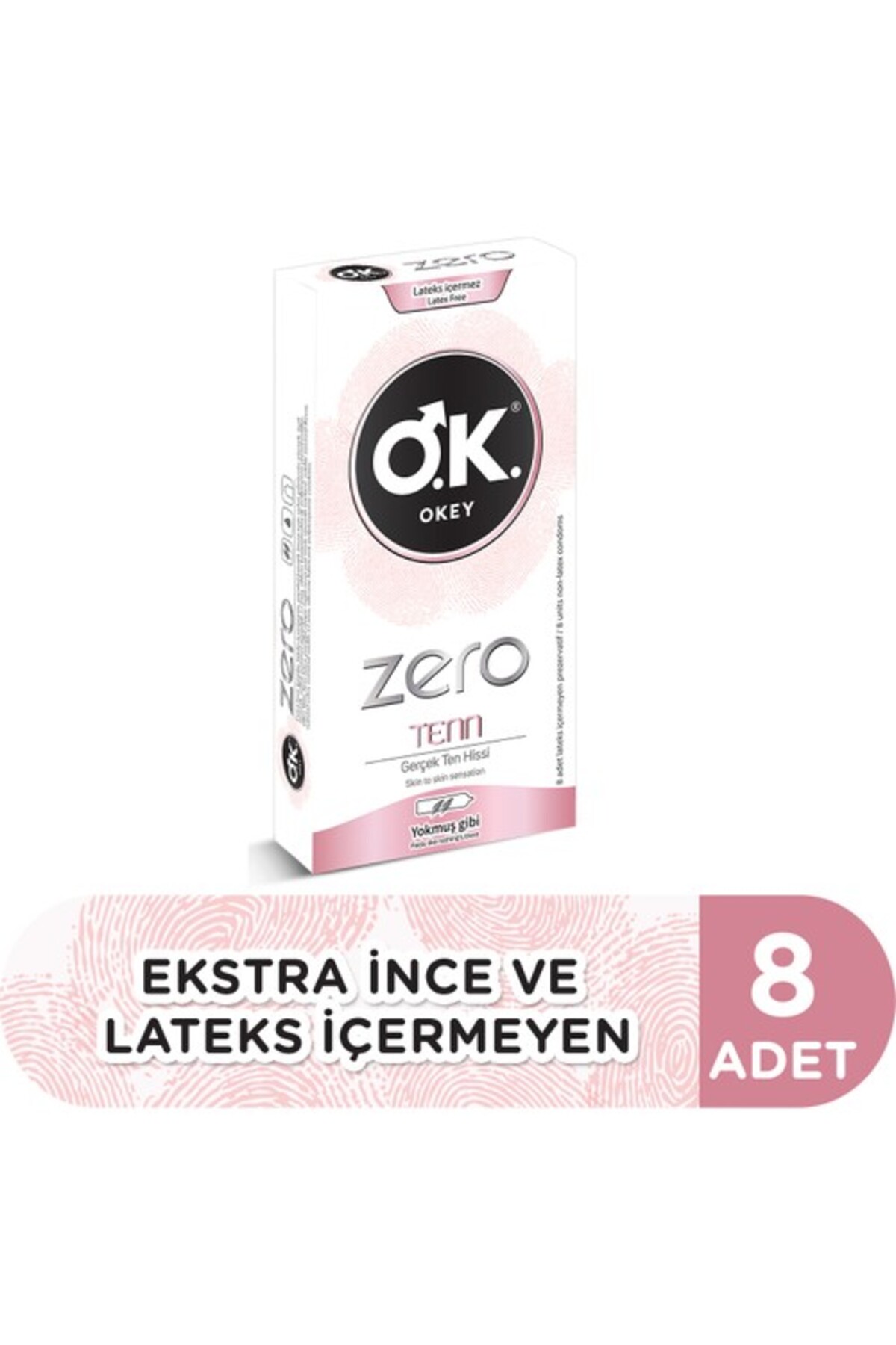 Okey Prezervatıf Zero Tenn 8 Lı