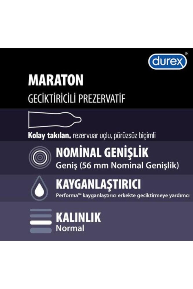 Durex Maraton Geciktiricili Prezervatif 10'lu - Görsel 2