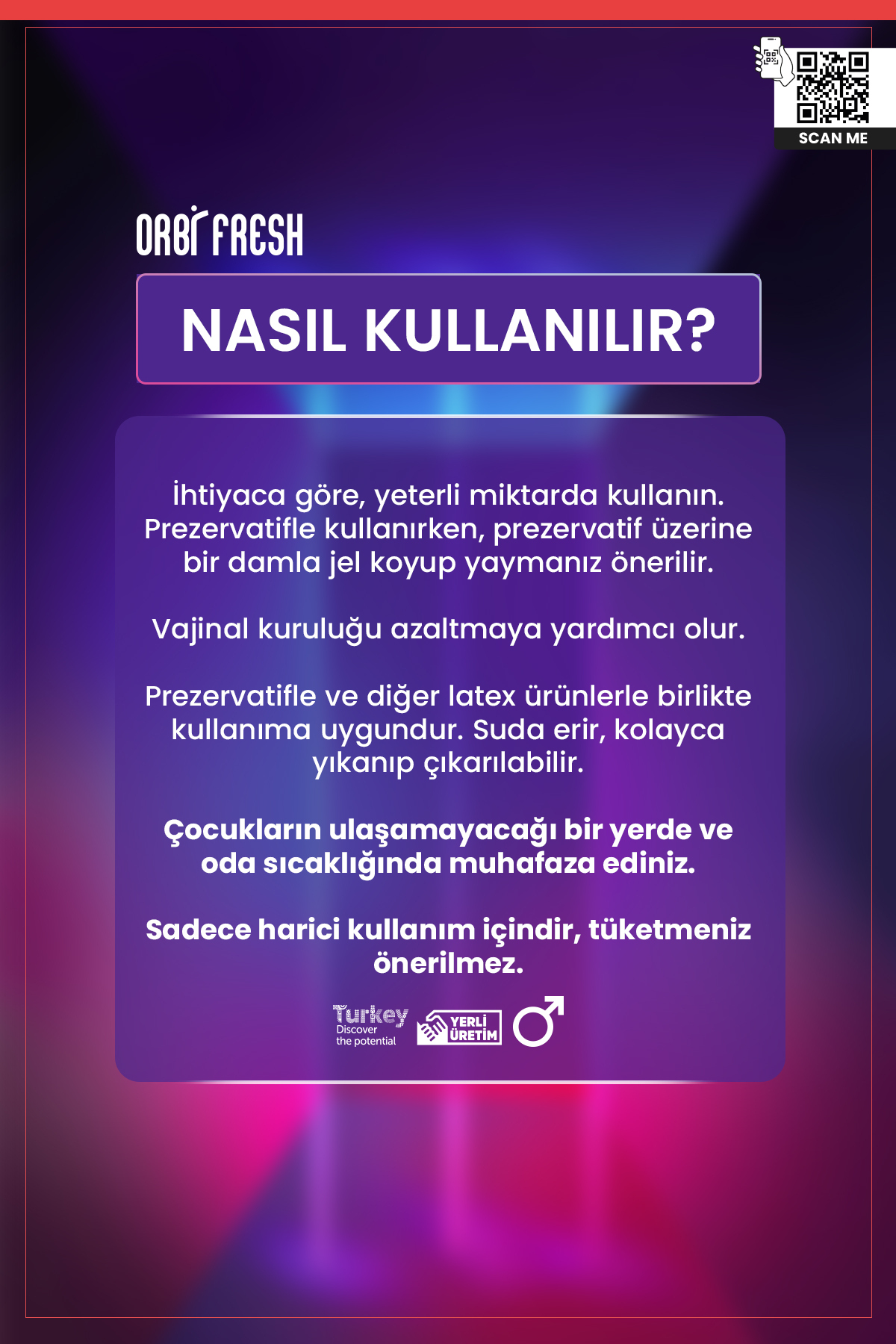 ORBIFRESH Uyarıcı ve zevk arttırıcı Çilek ve Böğürtlen Kayganlaştırıcı Jel Su Bazlı 60 ML - Görsel 3