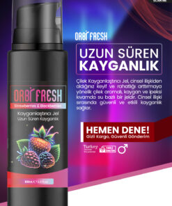 ORBIFRESH Uyarıcı ve zevk arttırıcı Çilek ve Böğürtlen Kayganlaştırıcı Jel Su Bazlı 60 ML