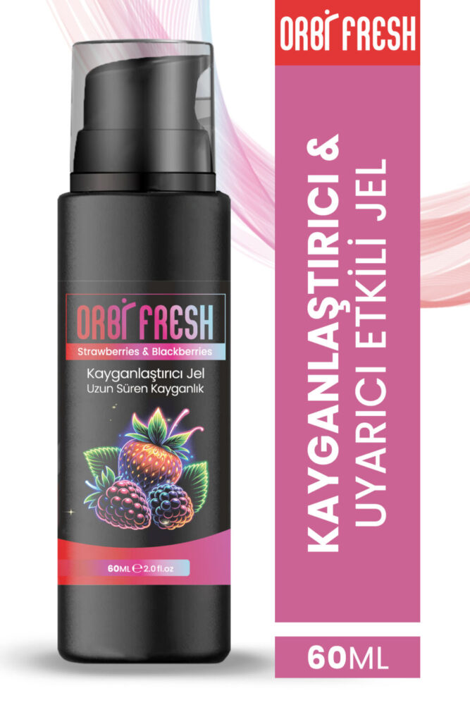 ORBIFRESH Uyarıcı ve zevk arttırıcı Çilek ve Böğürtlen Kayganlaştırıcı Jel Su Bazlı 60 ML - Görsel 2