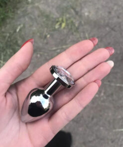Genel Markalar Paslanmaz Elmas Taşlı Çelik Küçük Boy Anal Tıkaç Plug - Görsel 3