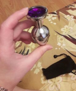 Alternative view of Genel Markalar Paslanmaz Elmas Taşlı Çelik Küçük Boy Anal Tıkaç Plug