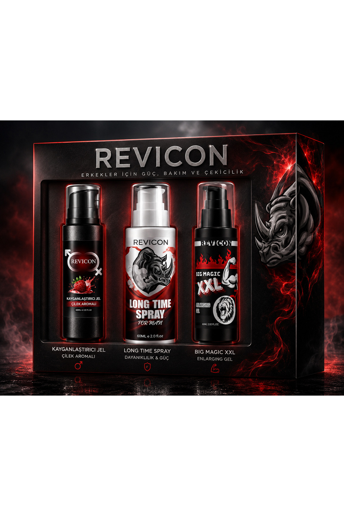 REVICON Full 3’lü Set For Men Güçlü Paket - Görsel 3