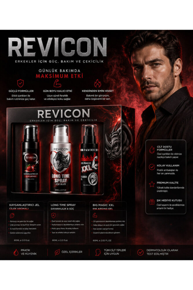 REVICON Full 3’lü Set For Men Güçlü Paket - Görsel 2