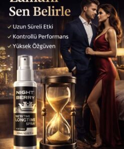 NightBerry Erkek Long Time Uzun Deneyim Sprey (Gec’iktirici) 60 ml