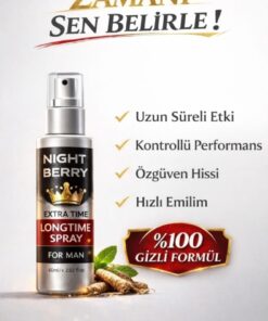 Alternative view of NightBerry Erkek Long Time Uzun Deneyim Sprey (Gec’iktirici) 60 ml