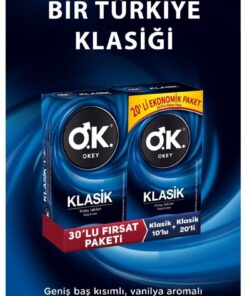 Alternative view of Okey Klasik 30'lu Prezervatif