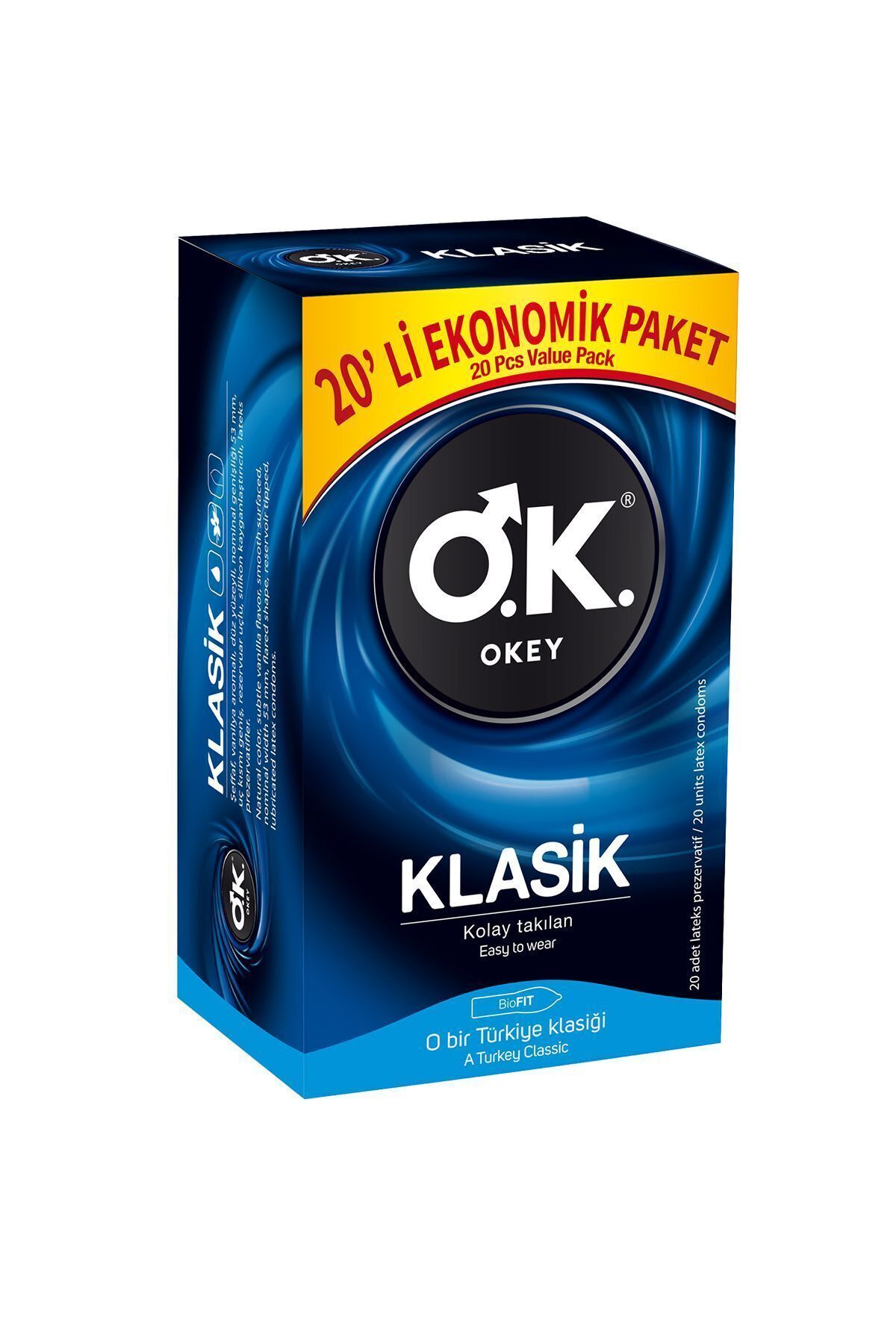 Okey Klasik 30'lu Prezervatif - Görsel 3