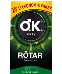 Okey Rötar Geciktiricili 20'li Prezervatif Ginseng Masaj Jeli 200 ml - Görsel 3