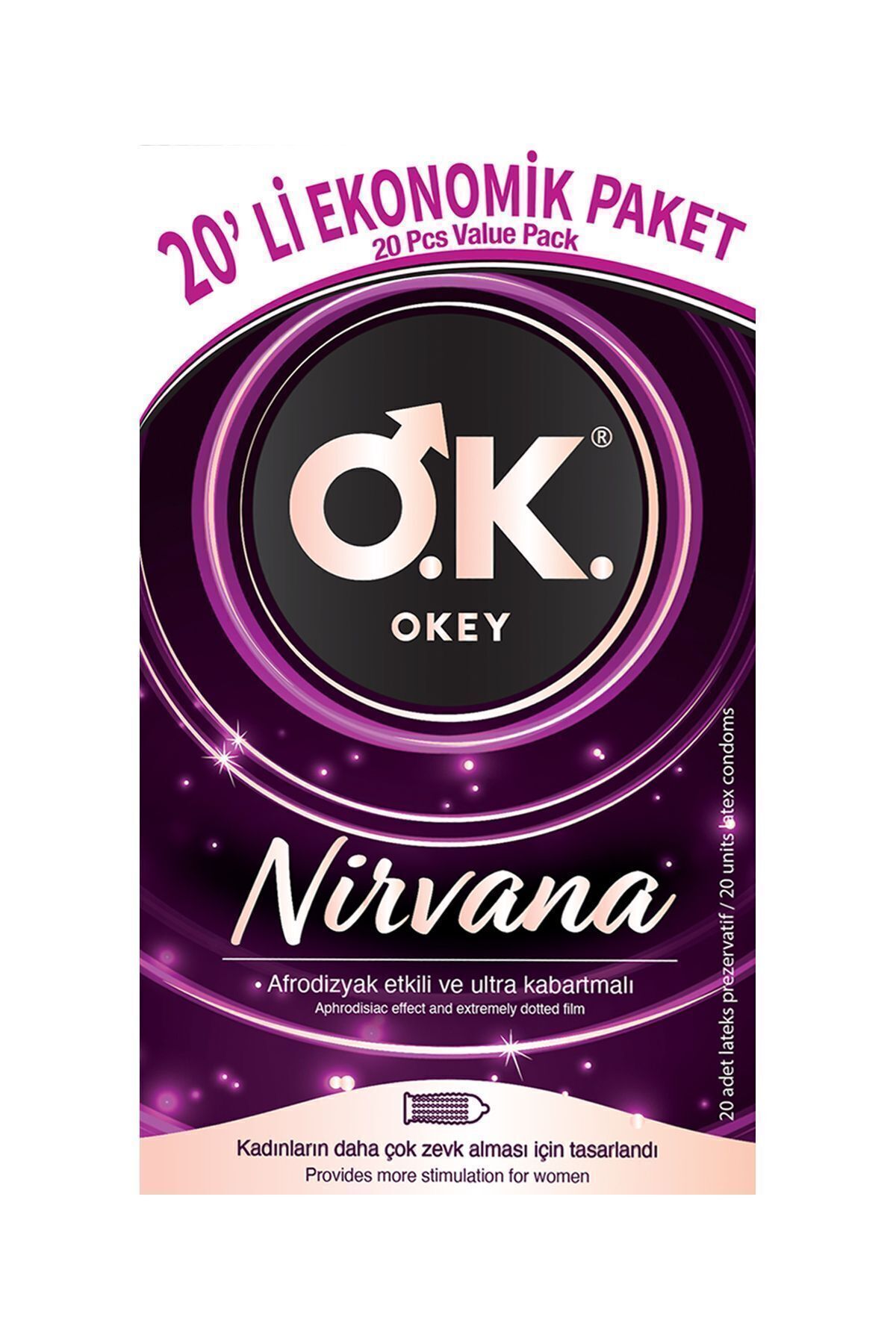 Okey Nirvana Prezervatif 40'lı Avantaj Paketi - Görsel 3