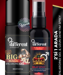 DİFFERENT PROFESİONAL Uzun Deneyim Sprey Erkek Ve Uyarıcı Big Size XXL Erkek Bakım Jeli 60 ml