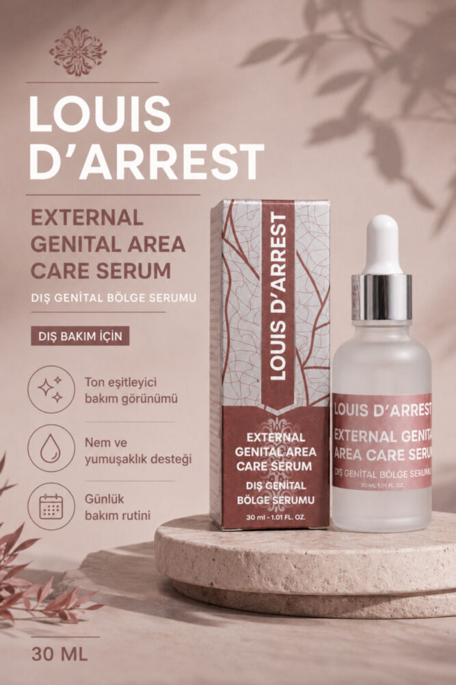 Louis DArrest Genital Bölge Sıkılaştırıcı, Leke Karşıtı Aydınlatıcı Bakım Serumu 30 ML. Arbutin, Hyalüronik Asit