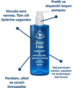 Alternative view of dibuvet Joy Time Kayganlaştırıcı Jel & Masaj Jeli 500ml Su Bazlı Kokusuz Renksiz