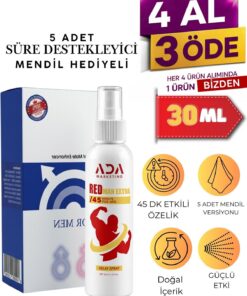 Ada Marketing Gold Man Extra Erkek Bakım Spreyi Hediye 5'li Mendili