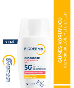 Bioderma Photoderm AR+ Ultra-Fluid SPF50+ Kızarıklık Karşıtı Yüksek Korumalı Akışkan Yüz Güneş Kremi 40ml
