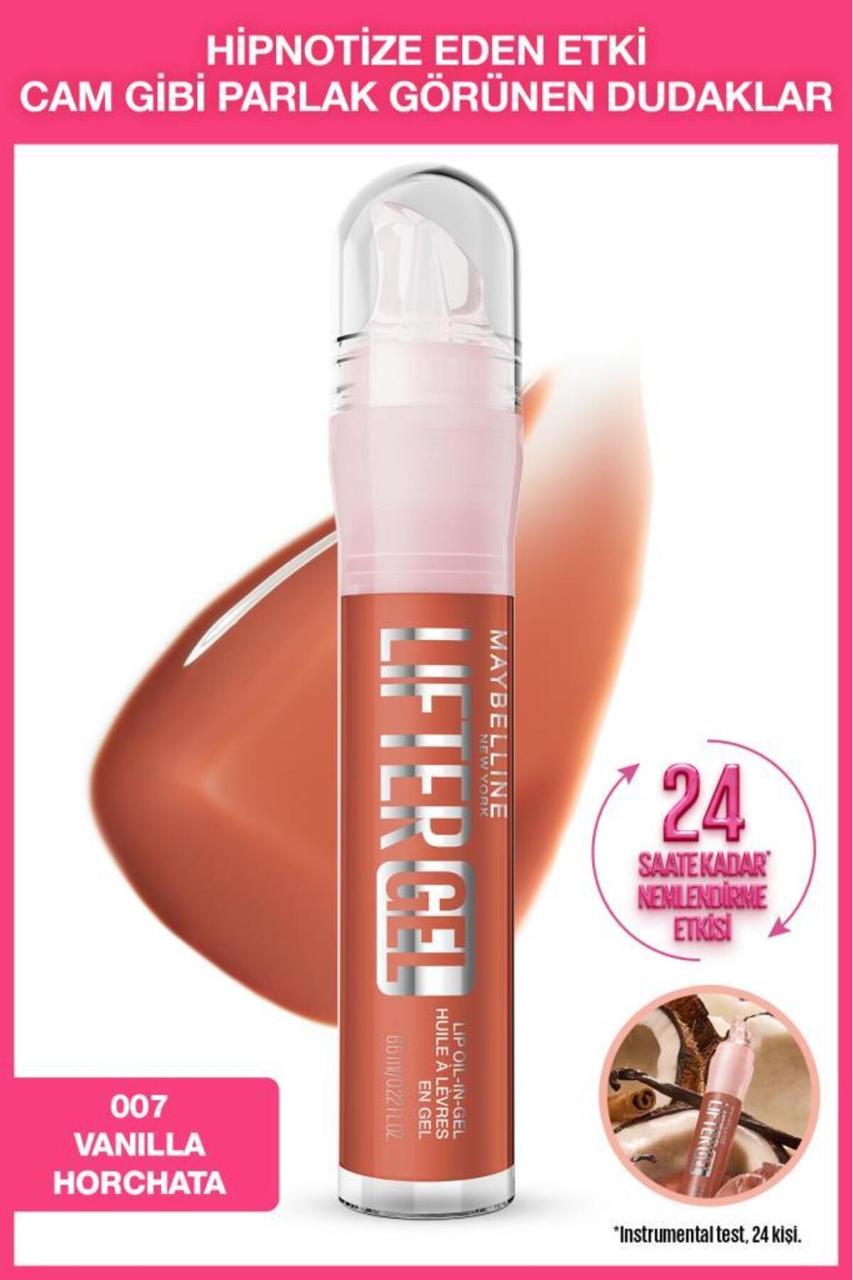 Maybelline New York Lifter Gel Ekstra Parlak ve Nemlendirici Dudak Parlatıcısı - 07 Vanilla Horchata