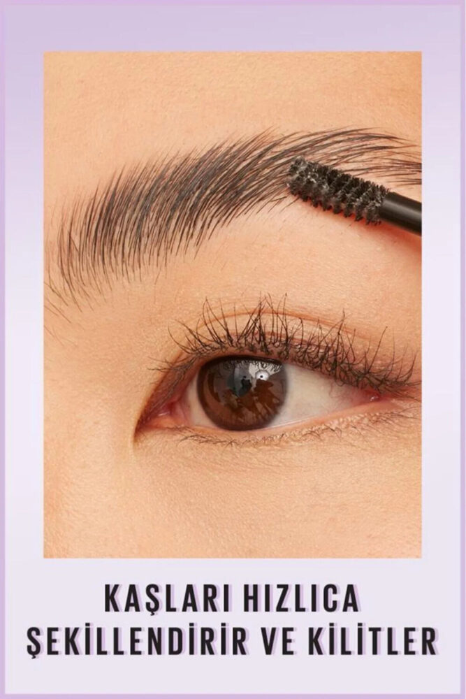 Maybelline New York Super Lock Brow Glue Kaş Sabitleyici Maskara - Şeffaf + Sürpriz Kutu Hediye - Görsel 2